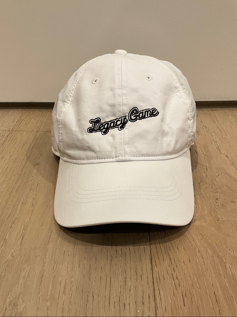Nike White "Legacy Game" Embroidered Dri-Fit Cap